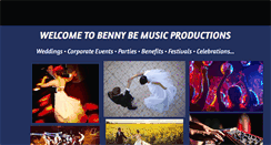 Desktop Screenshot of bennybemusic.com